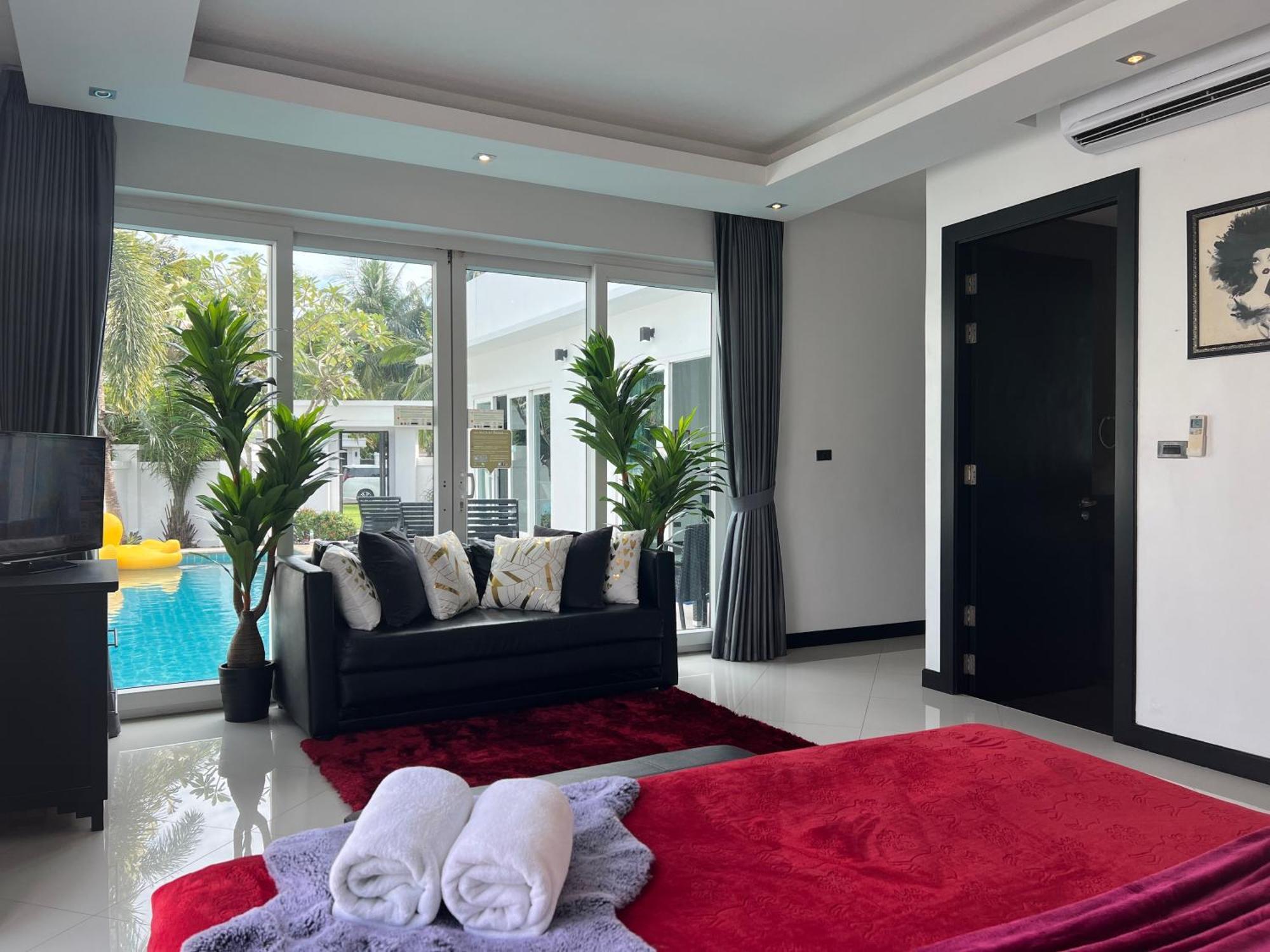 Villas In Pattaya Bãi biển Jomtien Phòng bức ảnh